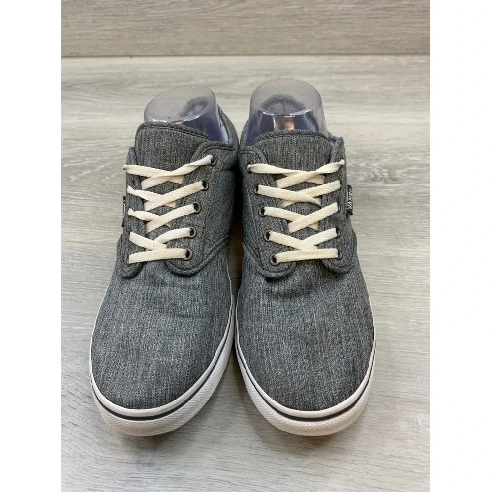 Vans Atwood Gray Heather Textile Low Top Skate Shoes Women's 7.5 Casual Shoes